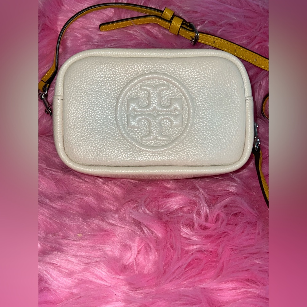 Tory Burch cream handbag